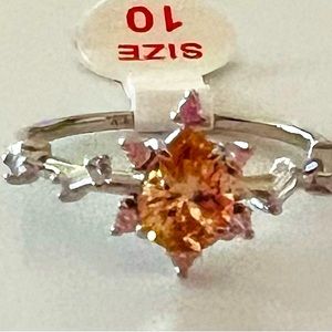 Bomb Party Ring- Whenever I’m With You-Smokey Topaz